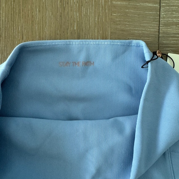 NWT CALIA Bike Short Sz M Blue Cove - Picture 3 of 3